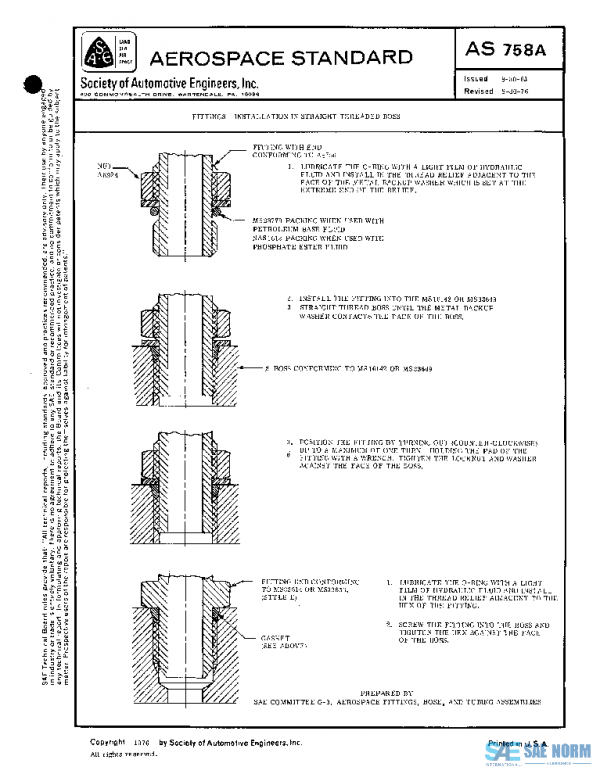 SAE AS758A PDF SAE AS758A PDF