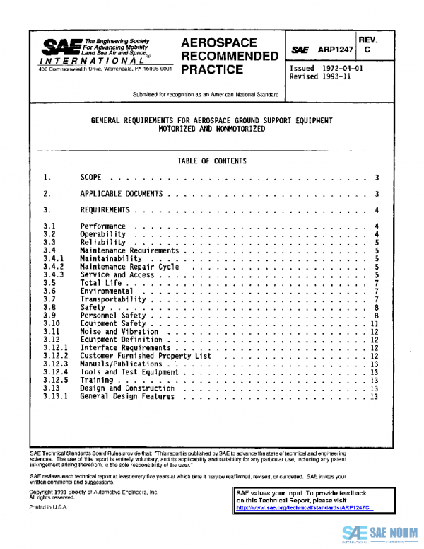SAE ARP1247C PDF