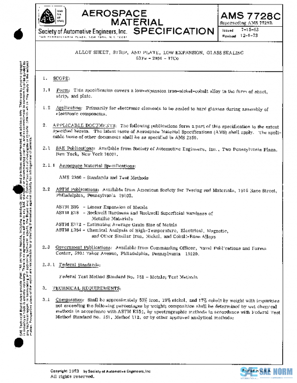 SAE AMS7728C PDF SAE AMS7728C PDF