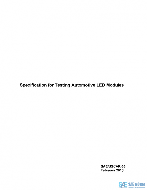 SAE USCAR33 PDF SAE USCAR33 PDF