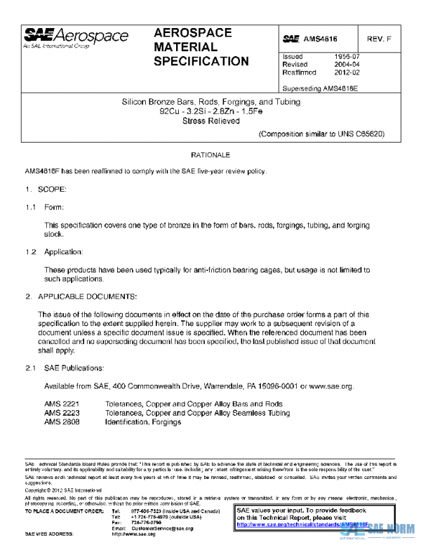 SAE AMS4616F PDF