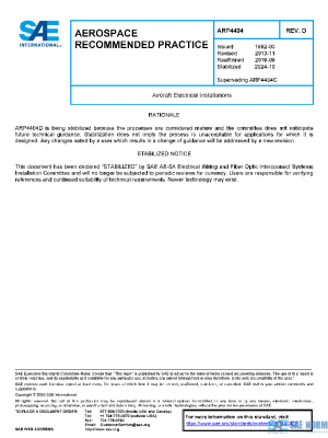 SAE ARP4404D PDF