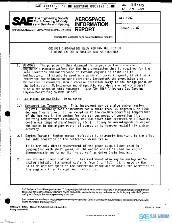 SAE AIR1963 PDF