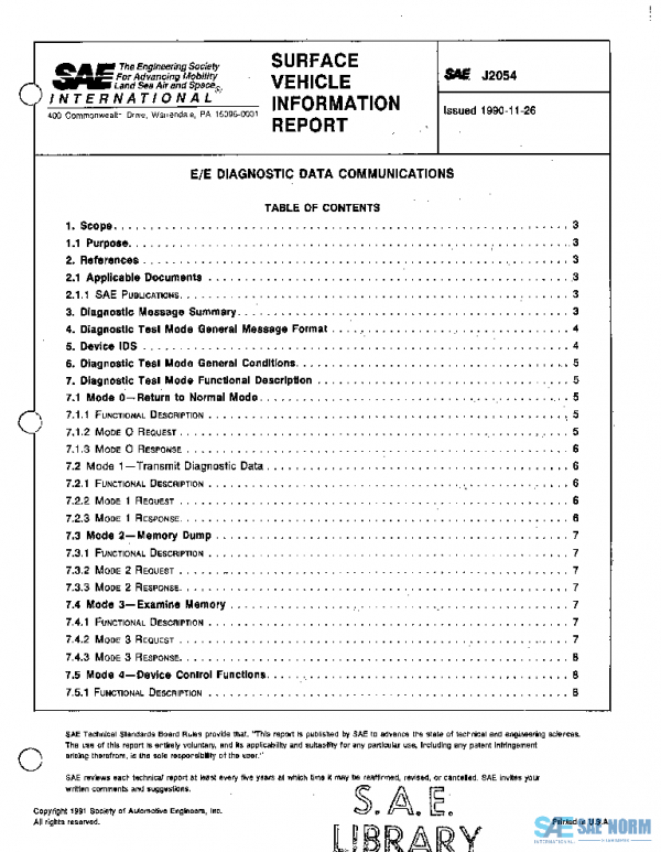 SAE J2054_199011 PDF SAE J2054_199011 PDF