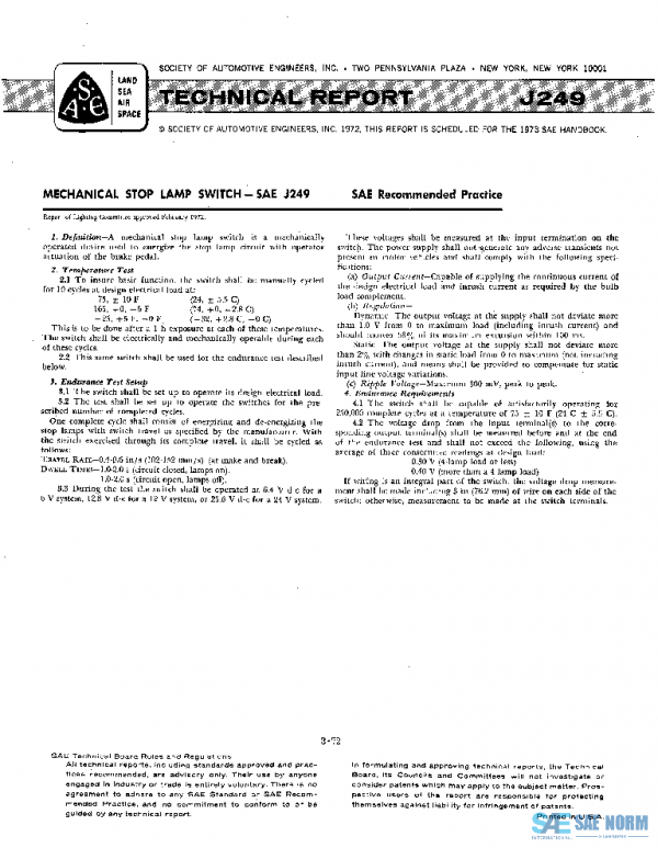 SAE J249_197202 PDF SAE J249_197202 PDF