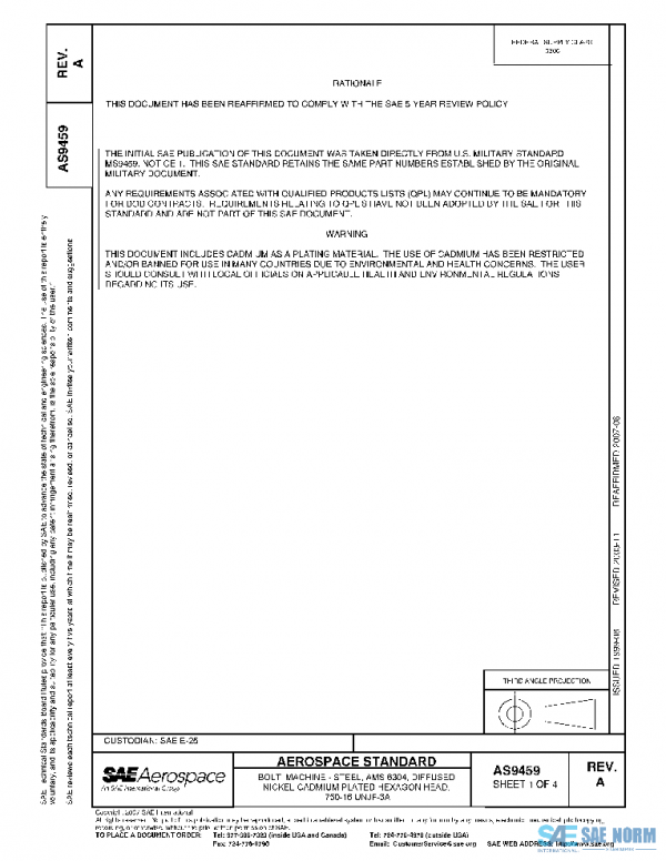 SAE AS9459A PDF