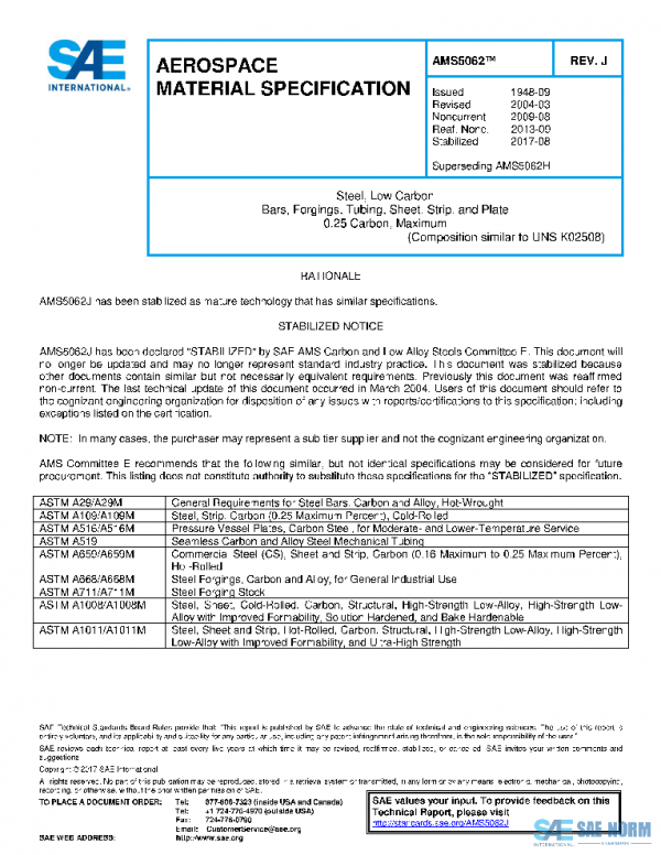 SAE AMS5062J PDF