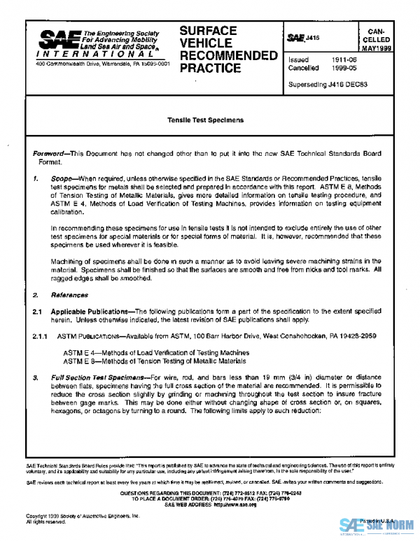 SAE J416_199905 PDF