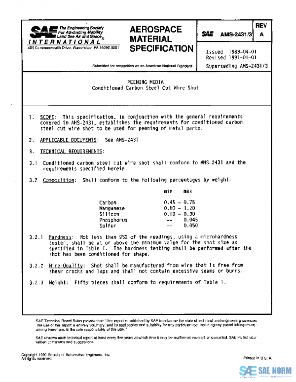 SAE AMS2431/3A PDF