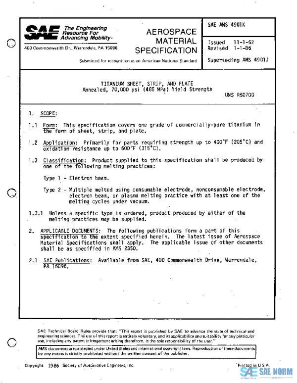 SAE AMS4901K PDF