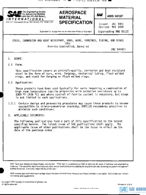SAE AMS5612F PDF