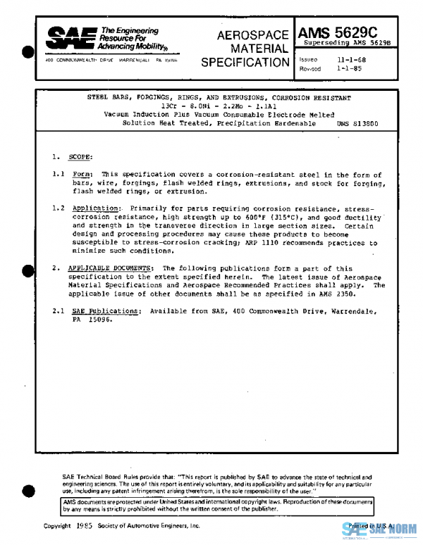 SAE AMS5629C PDF