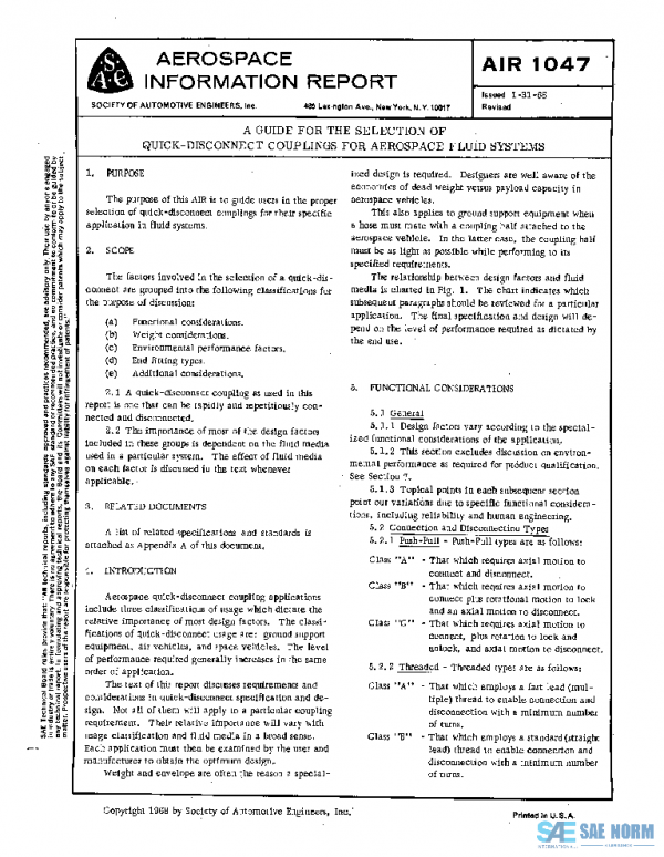 SAE AIR1047 PDF