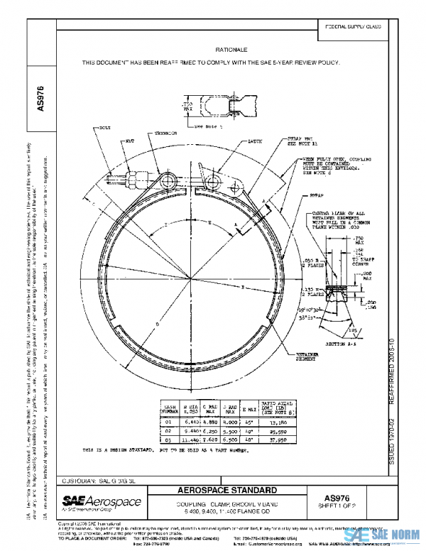 SAE AS976 PDF SAE AS976 PDF
