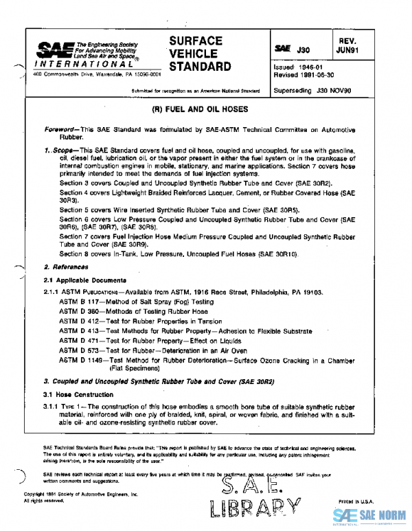 SAE J30_199106 PDF SAE J30_199106 PDF