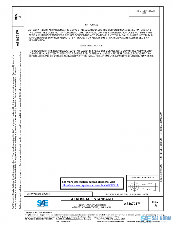 SAE AS16721A PDF