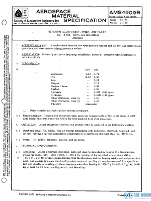 SAE AMS4909B PDF