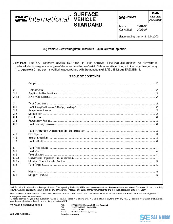 SAE J551/13_200908 PDF SAE J551/13_200908 PDF