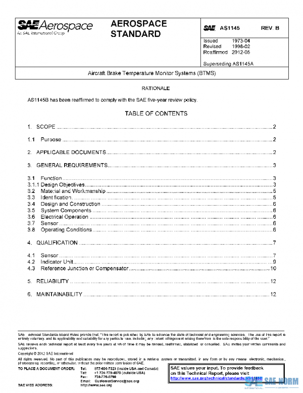 SAE AS1145B PDF SAE AS1145B PDF
