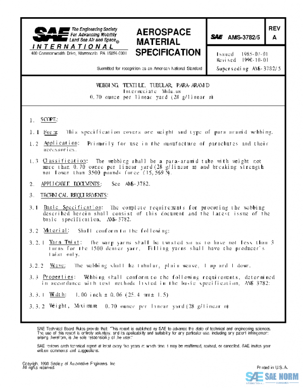 SAE AMS3782/5A PDF SAE AMS3782/5A PDF