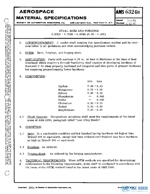 SAE AMS6324B PDF SAE AMS6324B PDF