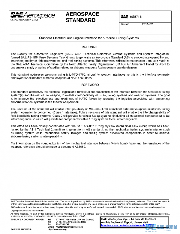 SAE AS5716 PDF