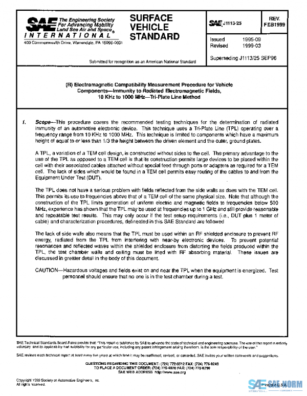 SAE J1113/25_199902 PDF