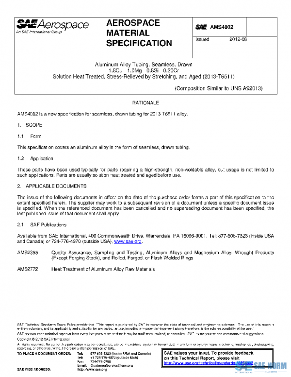 SAE AMS4002 PDF