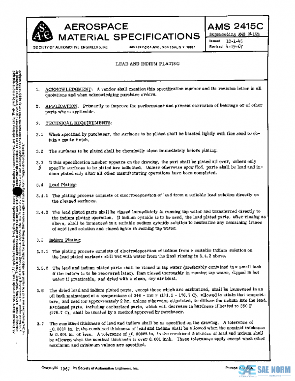 SAE AMS2415C PDF SAE AMS2415C PDF