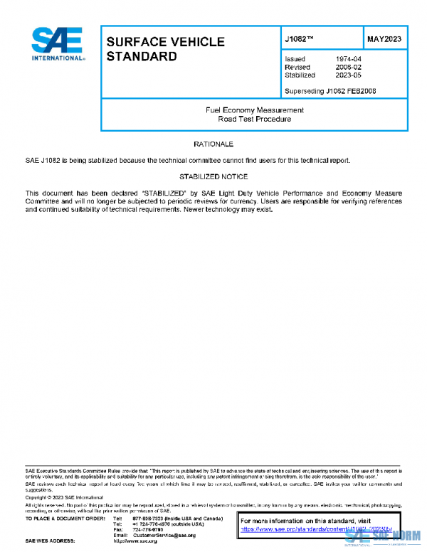 SAE J1082_202305 PDF