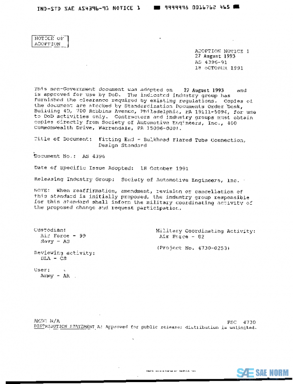 SAE AS4396 PDF