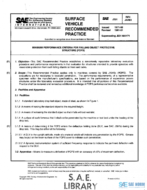 SAE J231_198101 PDF