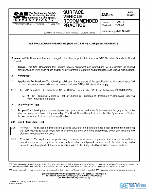 SAE J840_198208 PDF SAE J840_198208 PDF