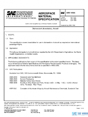 SAE AMS1450A PDF