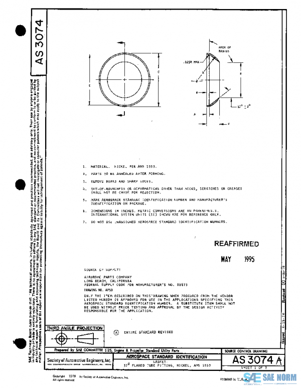 SAE AS3074A PDF SAE AS3074A PDF