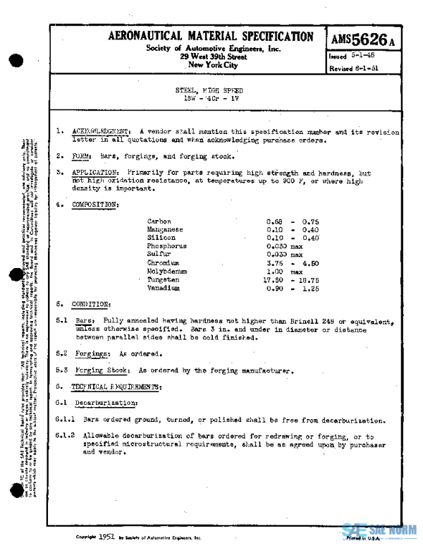 SAE AMS5626A PDF SAE AMS5626A PDF