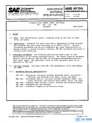 SAE AMS4919A PDF