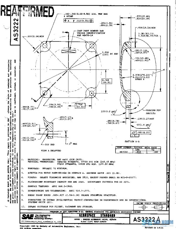 SAE AS3222A PDF