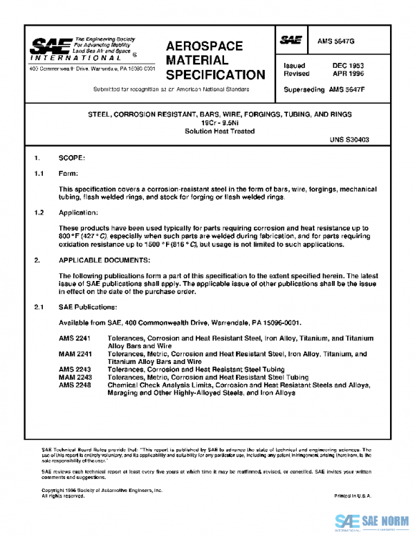 SAE AMS5647G PDF