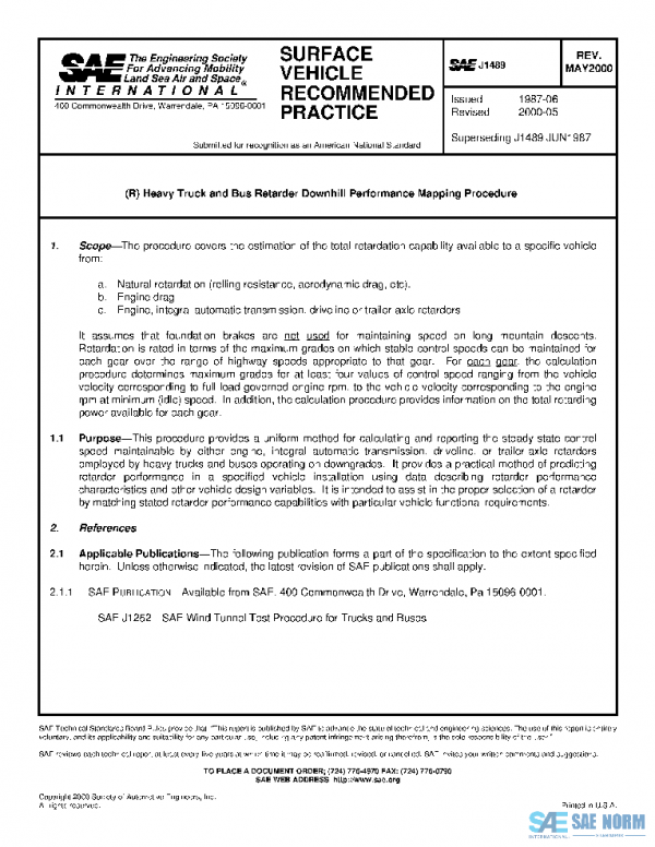 SAE J1489_200005 PDF