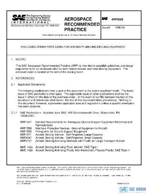 SAE ARP5058 PDF