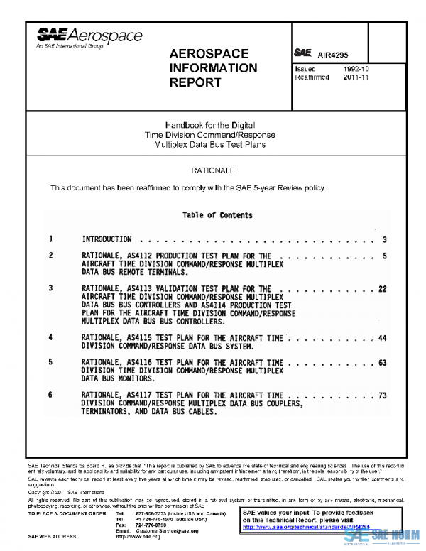 SAE AIR4295 PDF