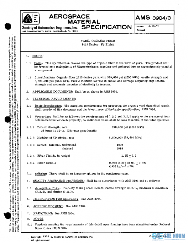 SAE AMS3904/3 PDF