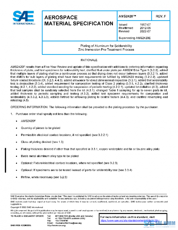 SAE AMS2420F PDF