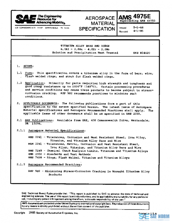 SAE AMS4975E PDF