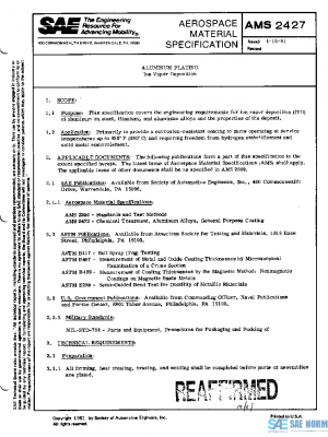 SAE AMS2427 PDF