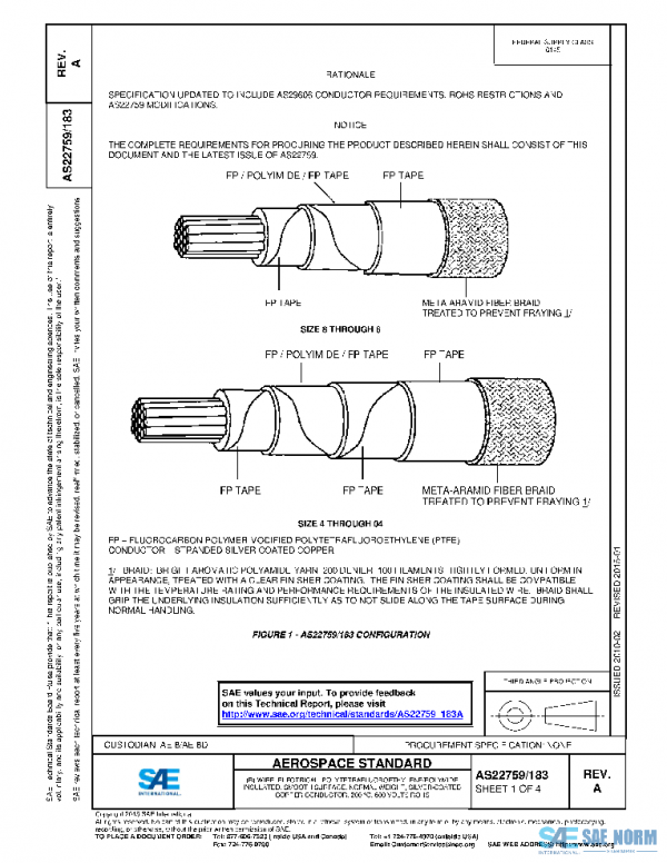 SAE AS22759/183A PDF SAE AS22759/183A PDF
