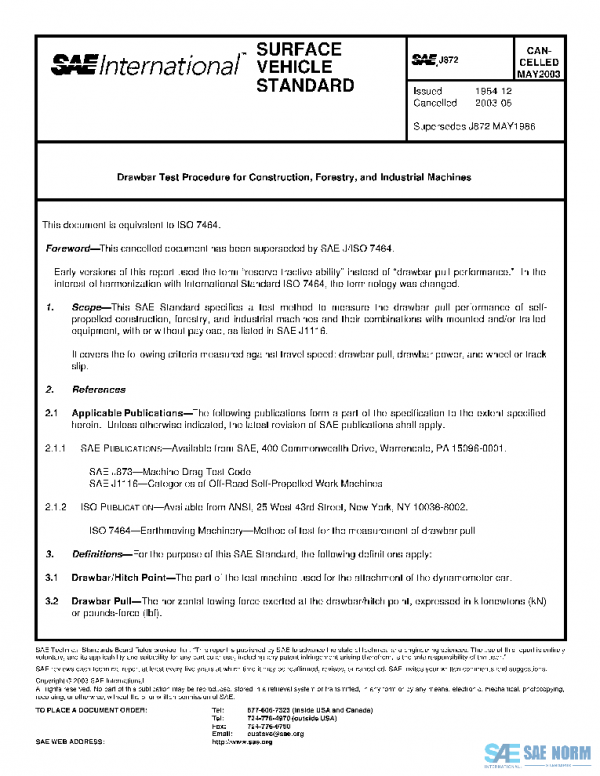 SAE J872_200305 PDF SAE J872_200305 PDF