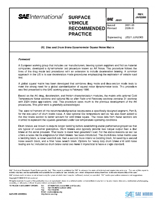 SAE J2521_200601 PDF