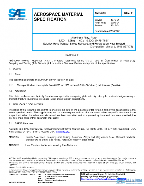 SAE AMS4090F PDF